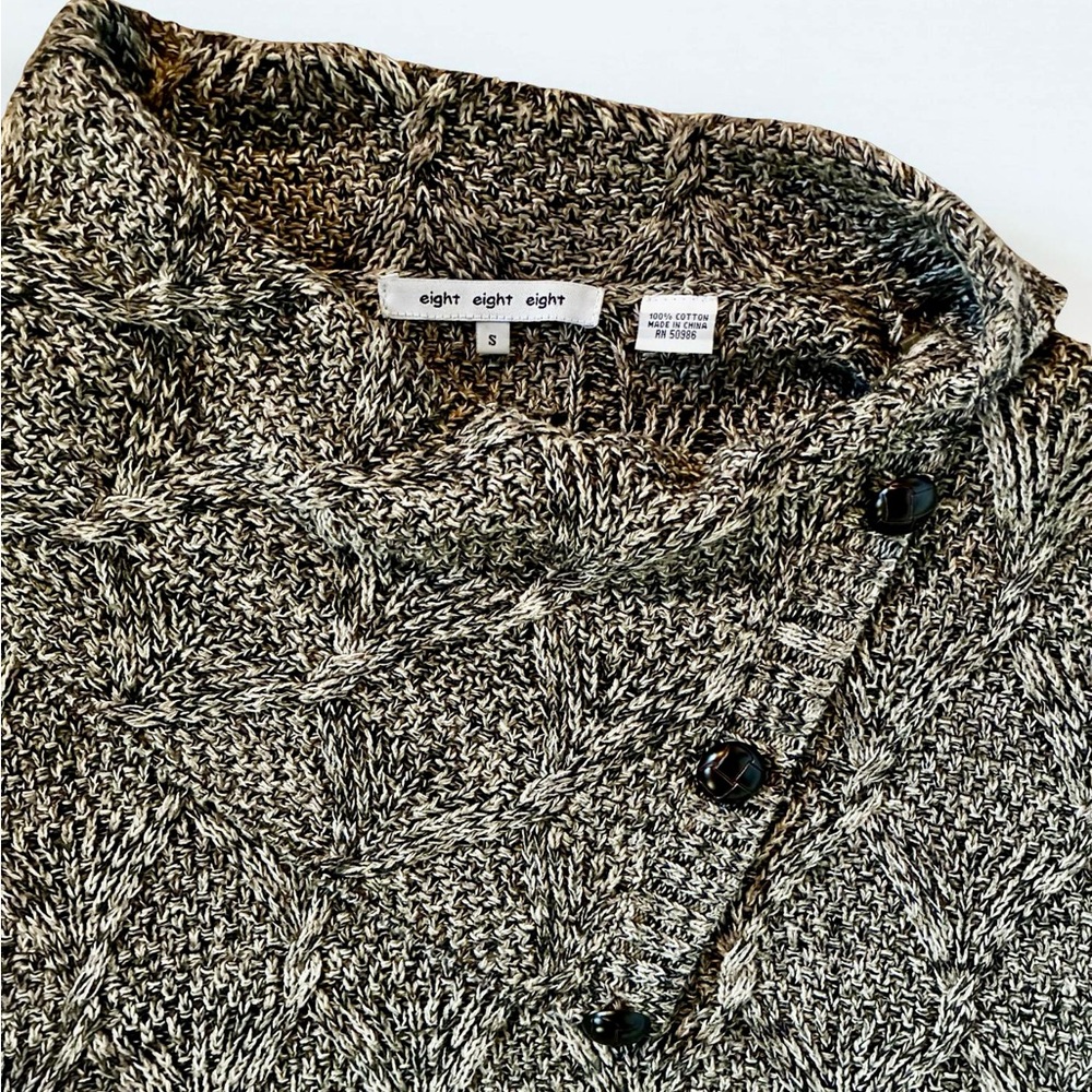 Eight Eight Eight Women’s Knit Poncho Sweater - Picture 2 of 4